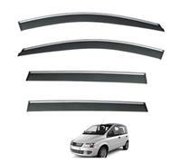 Déflecteurs de Vitre Voiture pour Fiat Multipla MK1 1998-2010, Pare-Pluie et Déflecteur d'air Adhésif pour Vitres Latérales Protection Contre