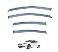 Déflecteurs de Vitre Voiture pour Fiat Viaggio PF 2012-2017, Pare-Pluie et Déflecteur d'air Adhésif pour Vitres Latérales Protection Contre