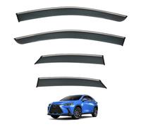 Déflecteurs de Vitre Voiture pour Lexus NX MK2-AZ20 2022-2025, Pare-Pluie Anti-Bruit et Anti-Vent Adhésif Protection pour Vitres Latérales