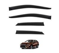 Déflecteurs de Vitre Voiture pour Lexus RX 5-Seater MK4-AL20 2016-2022, Pare-Pluie Anti-Bruit et Anti-Vent Adhésif Protection pour Vitres Latérales