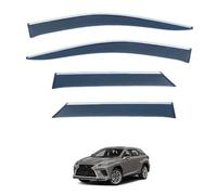 Déflecteurs de Vitre Voiture pour Lexus RX350L/450HL 7-Seater MK4-AL20 2016-2022, Pare-Pluie Anti-Bruit et Anti-Vent Adhésif Protection pour Vitres Latérales
