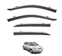 Déflecteurs de Vitre Voiture pour Toyota Allex Hatchback MK9-E120 2002-2006, Pare-Pluie Anti-Bruit et Anti-Vent Adhésif Protection pour Vitres Latérales