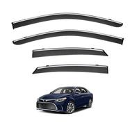 Déflecteurs de Vitre Voiture pour Toyota Avalon MK4-XX40 2013-2018, Pare-Pluie Anti-Bruit et Anti-Vent Adhésif Protection pour Vitres Latérales