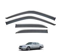 Déflecteurs de Vitre Voiture pour Toyota Celsior MK2-XF20 1995-2000, Pare-Pluie Anti-Bruit et Anti-Vent Adhésif Protection pour Vitres Latérales