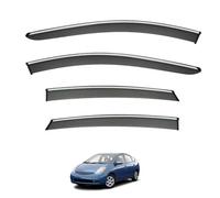 Déflecteurs de Vitre Voiture pour Toyota Prius MK2-XW20 2004-2008, Pare-Pluie Anti-Bruit et Anti-Vent Adhésif Protection pour Vitres Latérales