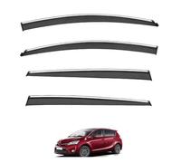 Déflecteurs de Vitre Voiture pour Toyota Verso EZ MK1-AR20 2009-2018, Pare-Pluie Anti-Bruit et Anti-Vent Adhésif Protection pour Vitres Latérales