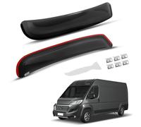 Déflecteurs de vitres de Remplacement pour Fiat Ducato/Peugeot Boxer/Citroen Relay 2006-2025, Jeu de 2 déflecteurs de Vent adhésifs, déflecteurs de Vent et de Pluie pour vitres latérales
