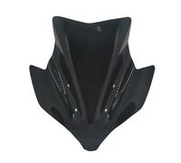 Déflecteurs Double Bulles Moto Déflecteur De Vent De Pare-Brise en Fiber De Carbone Moto pour MT10 SP 2022 2023 2024 Déflecteurs Moto (Couleur : Noir)