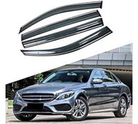 DéFlecteurs FenêTre Voiture pour Benz C-Class W205 2013-2019,Pare Pluie Soleil Avant ArrièRe, VisièRes LatéRales Anti UV