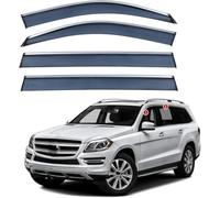 DéFlecteurs FenêTre Voiture pour Benz GL Class X166 2013-2019,Pare Pluie Soleil Avant ArrièRe, VisièRes LatéRales Anti UV