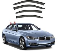DéFlecteurs FenêTre Voiture pour BMW 3 Series 2011-2019,Pare Pluie Soleil Avant ArrièRe, VisièRes LatéRales Anti UV