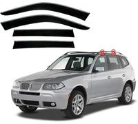 DéFlecteurs FenêTre Voiture pour BMW X3 MK1-E83 2003-2009,Pare Pluie Soleil Avant ArrièRe, VisièRes LatéRales Anti UV