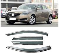 DéFlecteurs FenêTre Voiture pour Buick Regal Insignia 2014-2015,Pare Pluie Soleil Avant ArrièRe, VisièRes LatéRales Anti UV