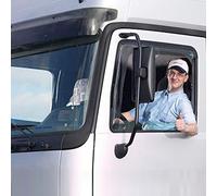 Déflecteurs latéraux compatible avec DAF XF106 2 portes 2013-, Rauchgrau