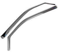 Déflecteurs latéraux compatible avec Volkswagen Lupo 3 portes 1998-2004 / Seat Arosa 3 portes 1997-2000, Gris