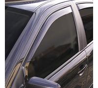 Déflecteurs latéraux Noir compatible avec Mitsubishi L200 single/double cab 4 portes pickup 4wd 1996-2006 / Pajero Sport 1997-2008, Rauchgrau