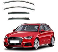 Déflecteurs latéraux pour Audi A3 Sportback MK3 8V 2014 2015 2016 2017 2018 2019 2020,Voiture Fenêtre Vent Soleil Pluie Visière Déflecteur Auvents