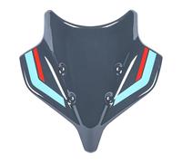 déflecteurs Moto Pare-Brise pour MT-10 pour SP 2022 2023 2024 2025 Pare-Brise De Moto Protection Anti-Retour d'air Déflecteurs Flux Visière(Grey)
