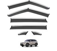 Déflecteurs Pare-Pluie Voiture pour BYD Yuan Pro MK2 2024-2025, Protection Vent et Insectes Protection Contre Anti-Pluie fenêtre Pluie,6 PCS