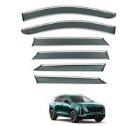 Déflecteurs Pare-Pluie Voiture pour Cadillac XT5 MK2 2025, Protection Vent et Insectes Protection Contre Anti-Pluie fenêtre Pluie,6 PCS