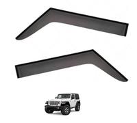 Déflecteurs Pare-Pluie Voiture pour Jeep Wrangler MK4-JL 2018-2022, Protection Vent et Insectes Protection Contre Anti-Pluie fenêtre Pluie,2 PCS