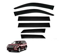 Déflecteurs Pare-Pluie Voiture pour Lexus GX460/GX400 MK2-J150 2010-2021, Protection Vent et Insectes Protection Contre Anti-Pluie fenêtre Pluie,6 PCS