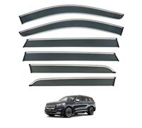 Déflecteurs Pare-Pluie Voiture pour Lincoln Aviator MK2-U611 2020-2025, Protection Vent et Insectes Protection Contre Anti-Pluie fenêtre Pluie,6 PCS