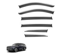 Déflecteurs Pare-Pluie Voiture pour Lincoln Nautilus MK2-CDX707 2024-2025, Protection Vent et Insectes Protection Contre Anti-Pluie fenêtre Pluie,6 PCS