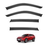 Déflecteurs Pare-Pluie Voiture pour MG HS MK2-15FDE 2025, Protection Vent et Insectes Protection Contre Anti-Pluie fenêtre Pluie,4 PCS