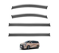 Déflecteurs Pare-Pluie Voiture pour Trumpchi M8 Grandmaster Edition MK2 2023-2025, Protection Vent et Insectes Protection Contre Anti-Pluie fenêtre Pluie,4 PCS