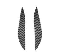 Déflecteurs Vent latéraux Lot de 2 Garnitures de Sourcils pour phares pour Avant de Voiture en Fibre de Carbone pour Honda pour Civic 2001 2002 2003