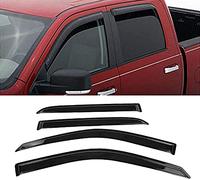 DéFlecteurs Vent Pour Dodge RAM 1500 2009-2018, Weather Protection Vitres LatéRales Pare-Soleil FuméE Garde-Pluie Voiture DéCoration Accessoires