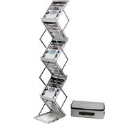 Deflecto 36100 Porte-brochures argent DIN A4 Nombre de compartiments 6 1 pc(s) (l x H x P) 280 x 1500 x 375 mm