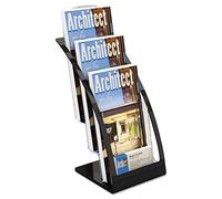 Deflecto - 693604 - Présentoir de bureau- 3 compartiments - Noir