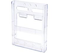 Deflecto 772001 Porte-brochures transparent DIN A4 vertical Nombre de compartiments 1 1 pc(s) (l x H x P) 228 x 285 x 50 mm