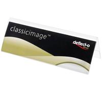 Deflecto 778901 Porte-nom chevalet Classic Image® (L x l x H) 30 x 150 x 55 mm 1 pc(s)