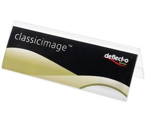 Deflecto 778901 Porte-nom chevalet Classic Image® (L x l x H) 30 x 150 x 55 mm