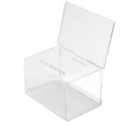 deflecto Boîte promotionnelle en acrylique transparent (l)215 x (p)213 x (h)388 mm