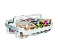 Deflect-o Caddy organiseur - petits, moyens et grands compartiments - Blanc/Multicolore