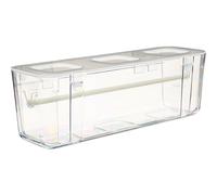 Deflecto Distributeur de ruban acrylique transparent, 33,8 x 11,2 x 10,7 cm