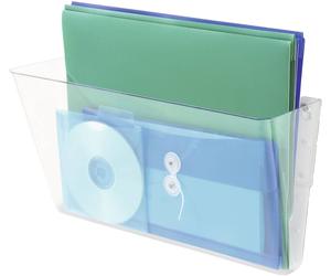 Deflecto DocuPocket 73101 Présentoir à prospectus mural transparent DIN A4 horizontal Nombre de compartiments 1 1 pc(s) (l x H x P) 331 x 190 x 105 mm