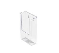 Deflecto Lot de 6 supports muraux pour documents format portrait - 1/3 de support mural A4 - Parfait pour dépliants, brochures et menus - Porte-documents en plastique transparent avec dos plat