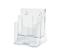 Deflecto Pack de 4 supports de rangement à plusieurs niveaux pour documents A4 Portrait de 2 étages pour comptoir, pour magazines, dépliants, montage mural