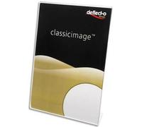 Deflecto Porte Affiche Transparent Pour Documents A5 Portrait Inclin