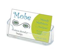 Deflect-o Porte-cartes de visite Réf 70801 8 compartiments transparent