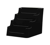 Deflecto Porte-cartes de visite paysage à 4 niveaux et 4 poches noir