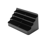 Deflecto Porte-cartes de visite paysage à 4 niveaux et 8 poches noir