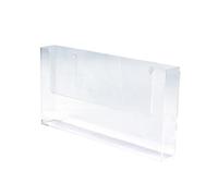 Deflecto Porte-prospectus de Comptoir A4 Paysage à Dos Plat avec Option de Fixation Murale - Lot de 6