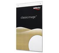 Deflecto Porte-Visuels Muraux A4 Portrait - Présentoir A4 - Support Mural A4 - Support Mural A4 Étanche - Déflecto Présentoir Publicitaire