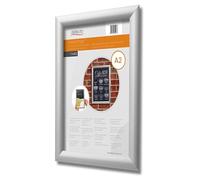Deflecto Snap Frame, cadre à clipser pour DIN A2, dimensions 45 x 62,4 x 1,2 cm, cadre d'affichage pour posters, cartes et publicité, en format vertical ou horizontal